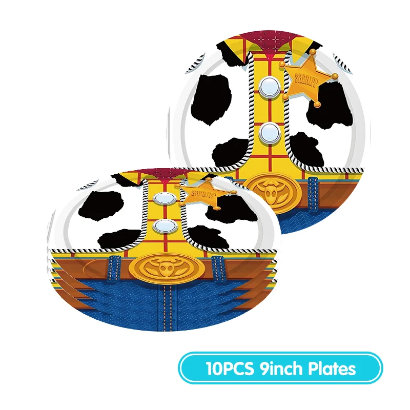 トイ・ストーリー 誕生日テーマパーティー飾り ウッディ パーティー ペーパーストロー プレート カップ 食器類 背景幕 バナー 風船 パーティー用品