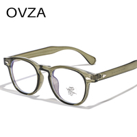 OVZA TR90 Optical Glasses Frame Women Anti Blue Ray Eyeglasses Men Computer Goggle Classic Style High Quality S2041