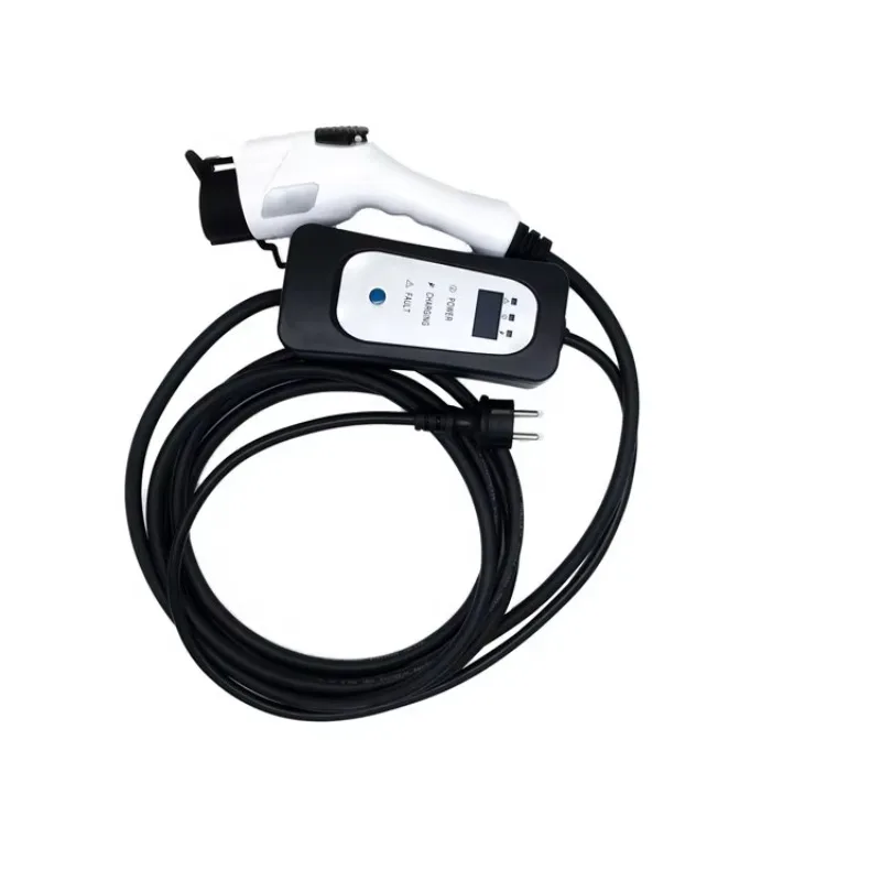 16A 5 Pin Electric Male Cemale SAE J1772 Plug Cable EV Connector Portable Electric Vehicle Charging Connector