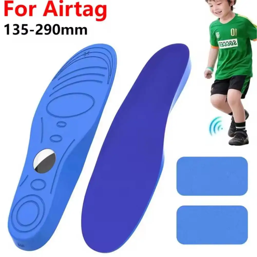 Insoles for Airtag Protective Cover Comfortable Securely Mounted Shoe Inserts Airtag Hidden Holder Shoe Insoles for Kids Seniors