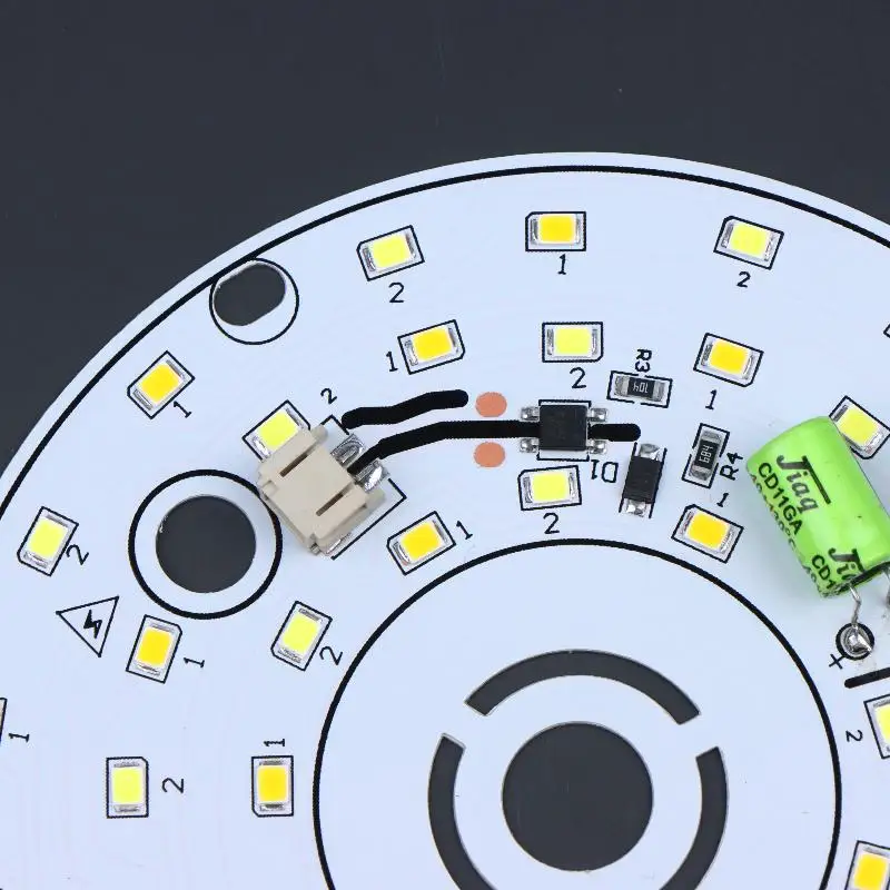 LED Lamp Chip 3W 5W 6W 7W 12W 220V No Driver Tricolor Changing LED Module DIY Lighting Project