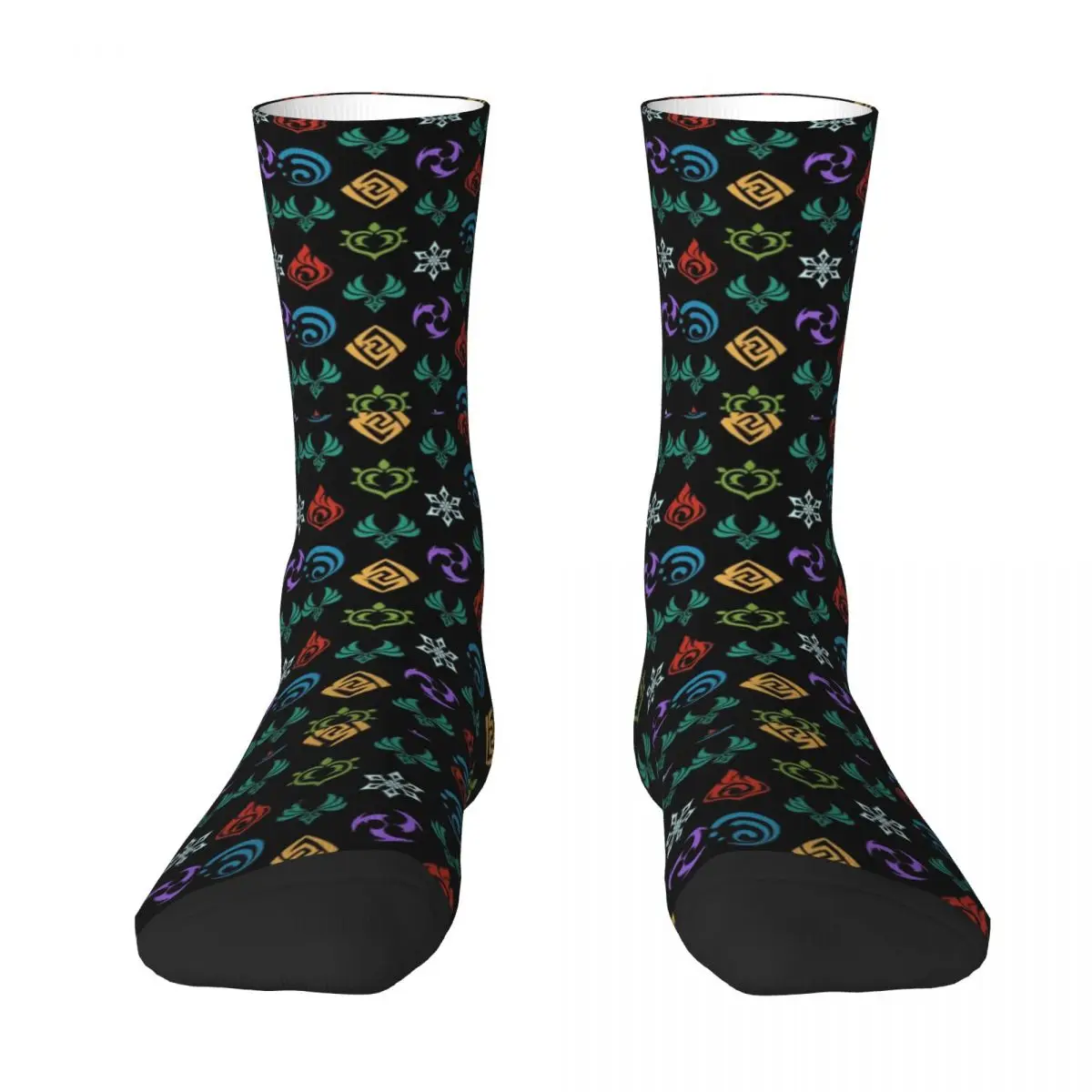 Genshin Impact Stockings Women Men Game Anime Socks Soft Funny Socks Spring Running Non Slip Custom Socks Gift