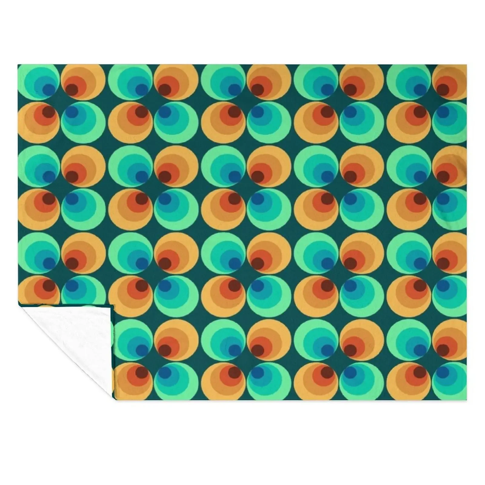 

Retro Combo Throw Blanket Camping For Baby Soft Big Kid'S Blankets