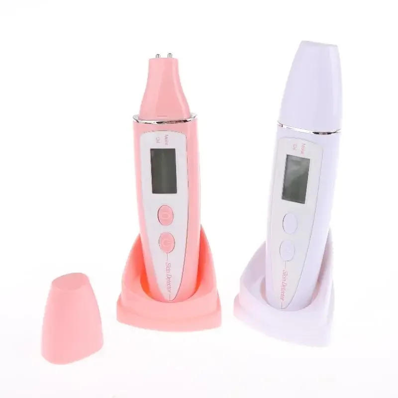 Vochttest Pen Huidverzorging Tester Gereedschap Gezichtsvochtigeranalysator Hydratatiemonitor Waterdicht LED-display