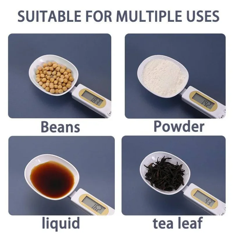 Picture 7: Digital Measuring Spoon 500g 0.5g LCD Electronic Kitchen Scale Food Spoon Scale Mini Kitchen Tool For Milk Coffee Sugar Scale