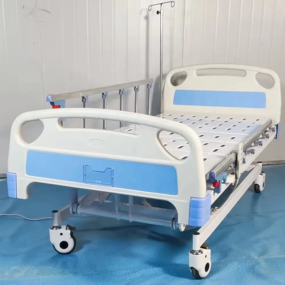 Motorized Hi-low Triple 3 Three Functions Electric bed with Hand Control Remote