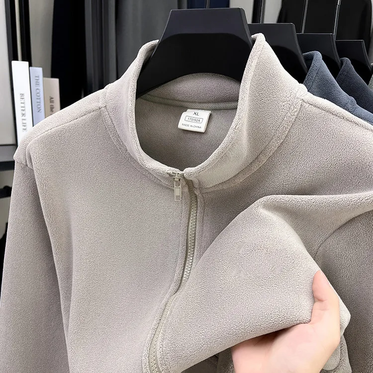 

Мужская осенне-зимняя длинная теплая полиэстеровая подставка Fce Jaet, длина с воротником-стойкой, эластичное волокно