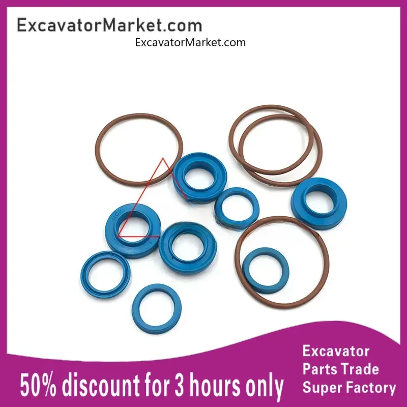 Excavator Spare For Caterpillar cat 315 320 324 325 329 330 336b/c/d walking foot valve bullet head oil seal excavator