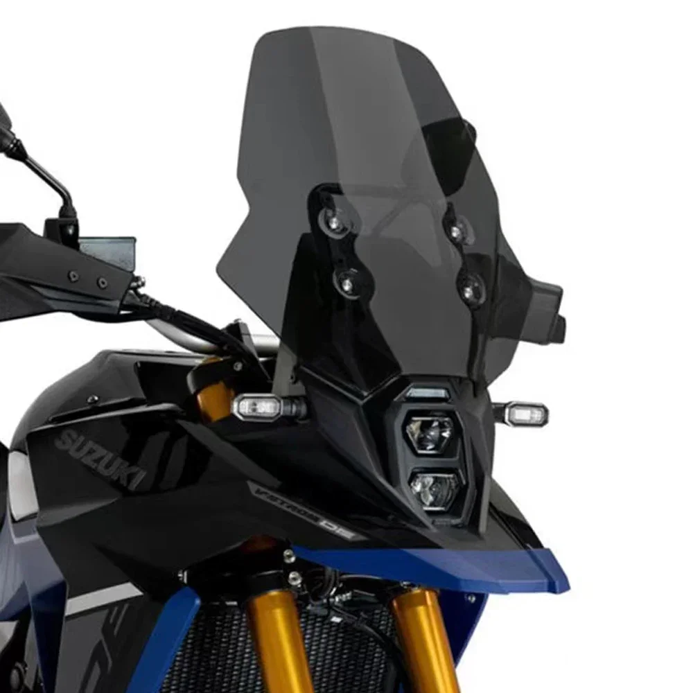 สำหรับ SUZUKI V-STROM 800DE DL800DE กระจกรถจักรยานยนต์สูงกีฬาด้านหน้ากระจกอะคริลิคตัวเบี่ยง 800DE อุปกรณ์เสริม
