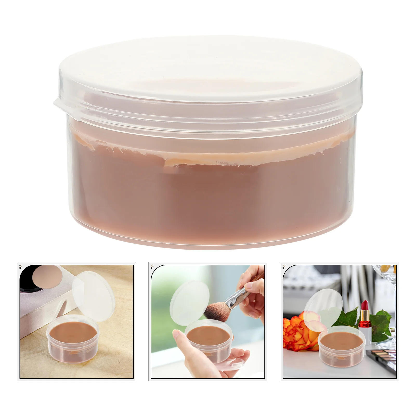 

50g Professional Scar Wax Makeup Kit Cover Scars Nose Blemishes Halloween Fake Skin Long-Lasting Conceal Scar Wax