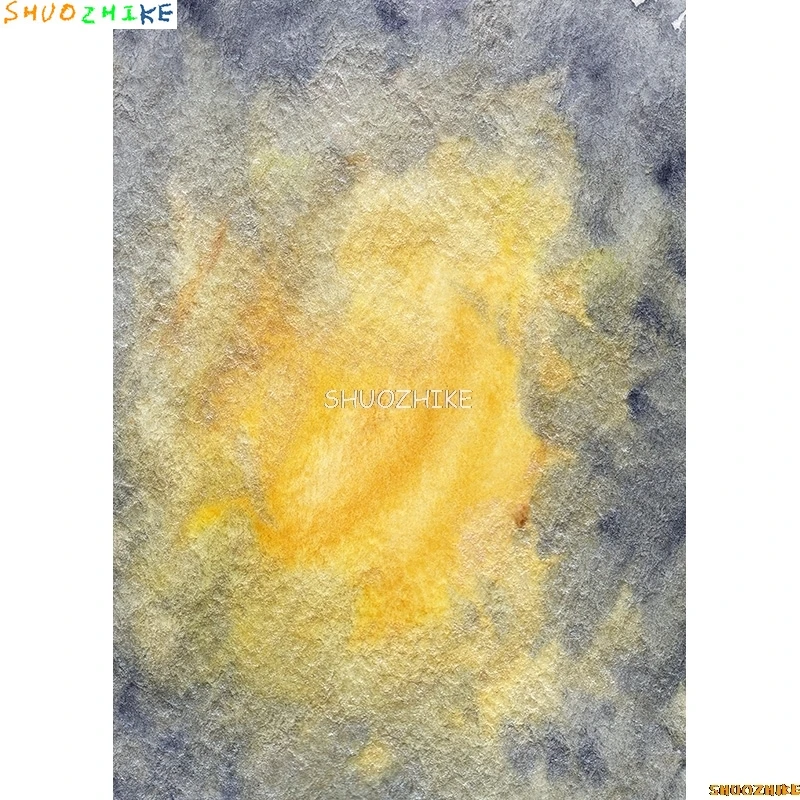 SHUOZHIKE винтажные акварельные портретные фоны для фотосъемки, студийный реквизит, градиентные однотонные фотофоны PPL-01