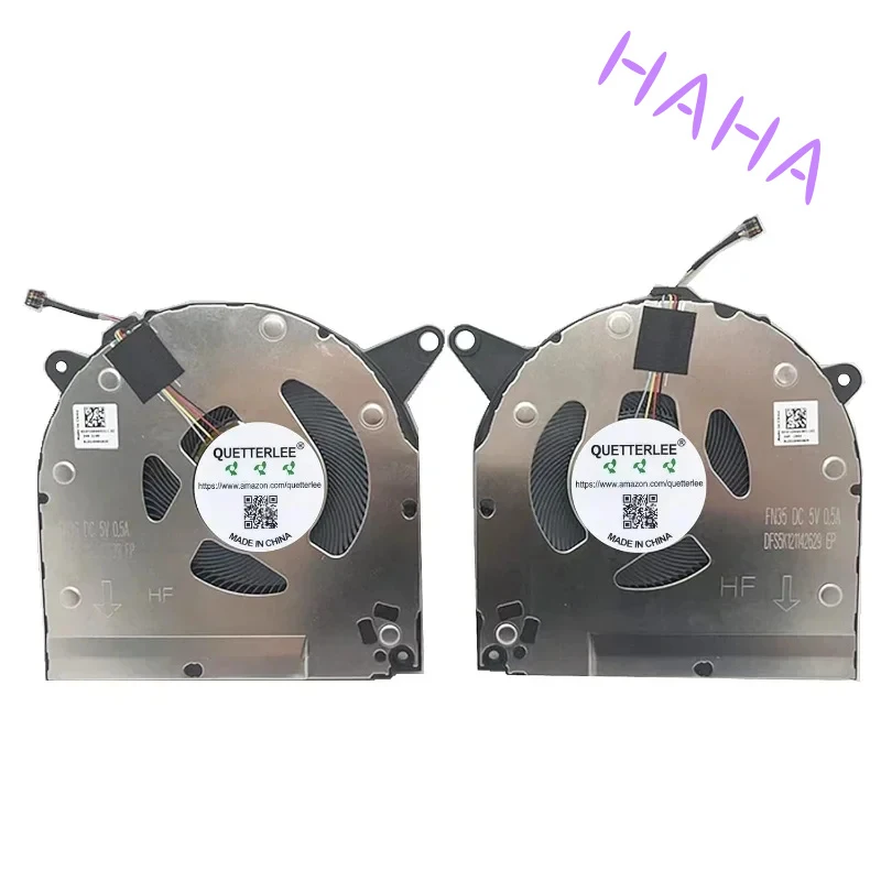 Ventilateur CPU+GPU de remplacement pour ordinateur portable Lenovo Legion Y9000X R9000X R9000V 2021H Series DFS5K123043639 FN36 DFS5K121142629 FN35