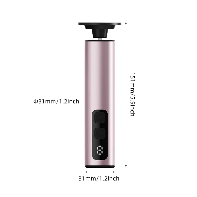 Electric foot trimmer, electric foot grinder with 9-level adjustment, rechargeable for removing dead skin, calluses, and repairi image 5