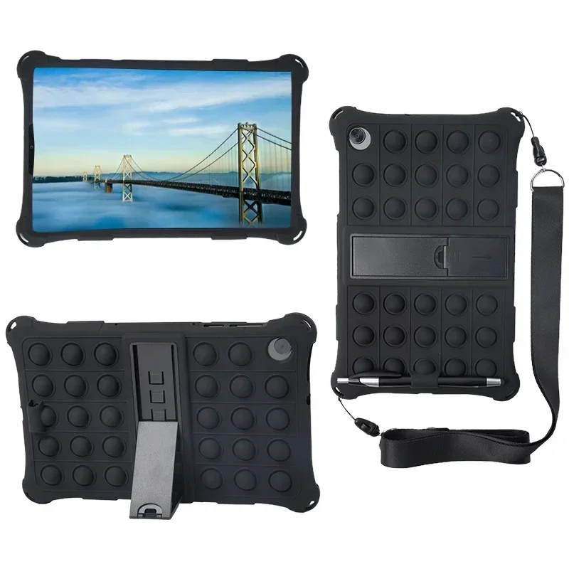 Soft Bubble Case für Lenovo Tab M10 Plus 10,6 3. 2. Generation 10,1 Zoll TB-X606 X306 TB328FU TB125FU TB128FU Tablet Stand Case Cover