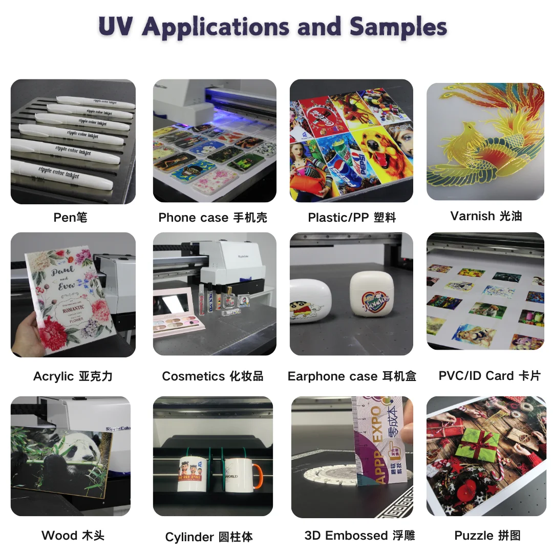 A3 Automatic UV DTF Inkjet Printer with XP600/I3200 Print Head Roll-to-Roll Label Printing Machine