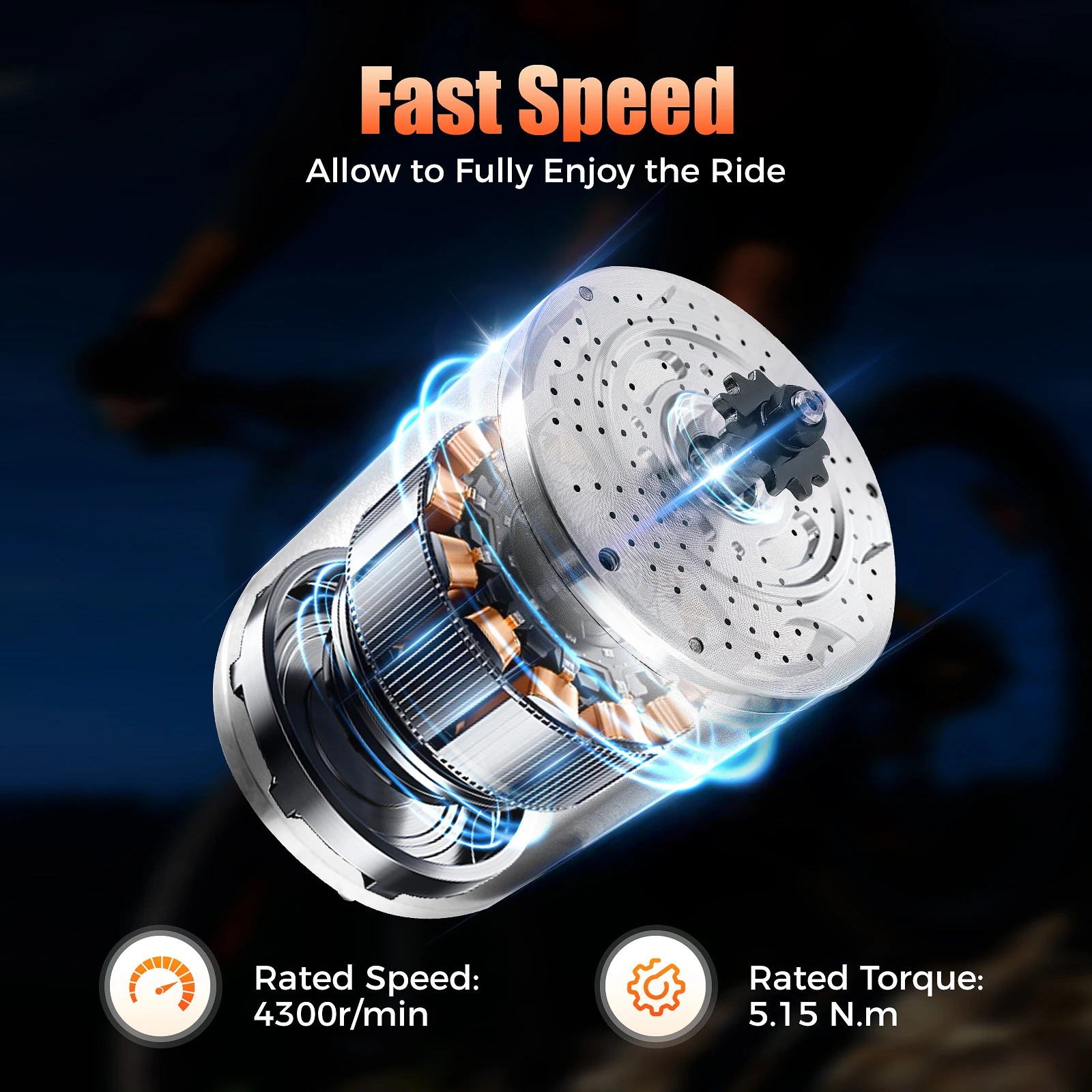 60V 2000W Brushless Motor with Controller, 3-speed and Reverse Function High-speed BLDC Brushless Motor for Electric Scooters