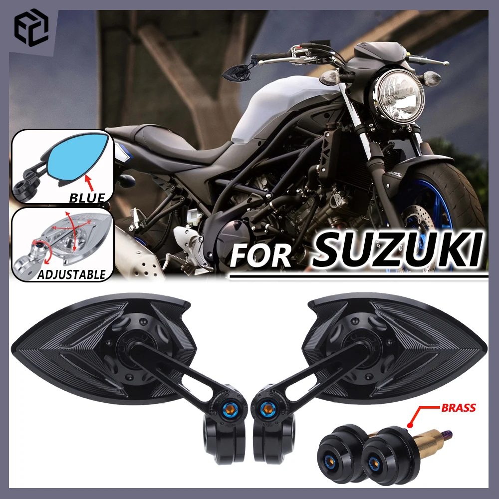 

Motorcycle Rearview Mirror Handlebar Mirror CNC Motorcycle Accessorie For SUZUKI SV 650 GSR 750 600 GSX S1000 KATANA-750 GSX​-S