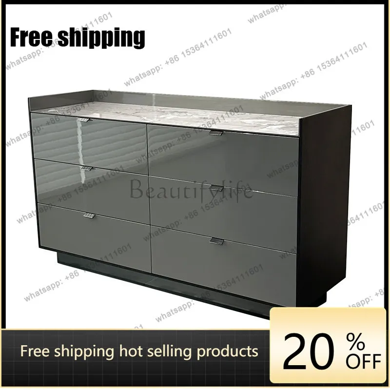 LS six chest Italian Italian minimalist modern designer paint dining cabinet bedroom