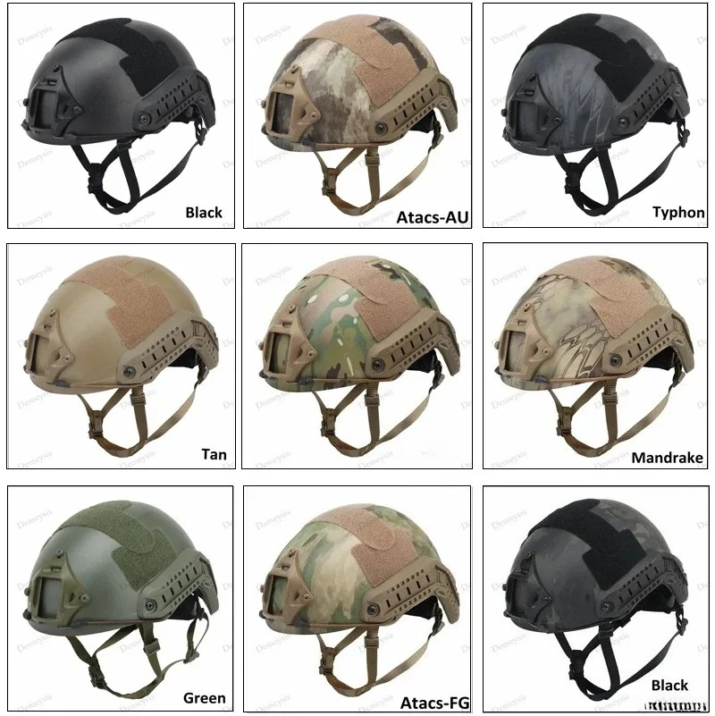 Casco Táctico MH Rapid Airsoft Camuflaje - imagen 4