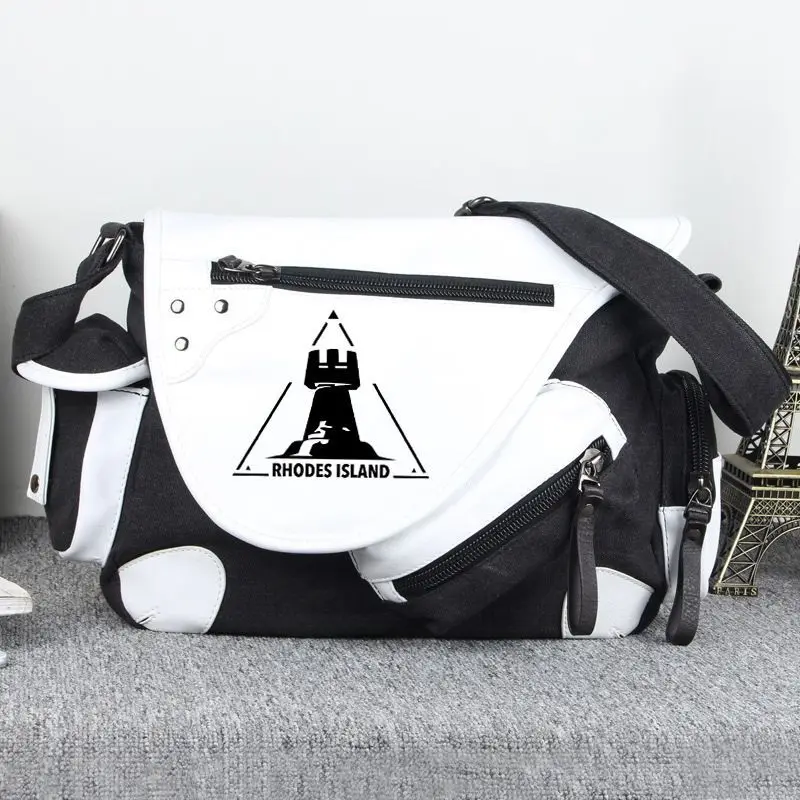 Arknights Single Shoulder Rhodes Island Dragon Gate Operator Quest Two-Dimensional Anime Peripheral Student Crossbody Bag Anime