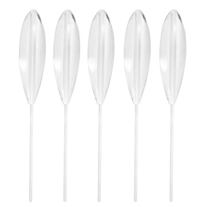 Fishing Bobbers Floats 5Pcs Acrylic Fishing Bobbers And Floats Transparent Sinking Fishing Spinning Floats Lightweight Fishing