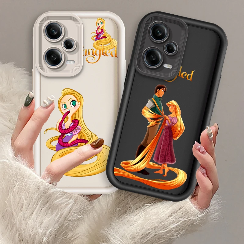 Tangled Rapunzel Disney Art Eye Ladder For Xiaomi Redmi Note 13 12 12C 11 11S 10 10C 10A 9C 9A Pro 5G Cover Phone Case