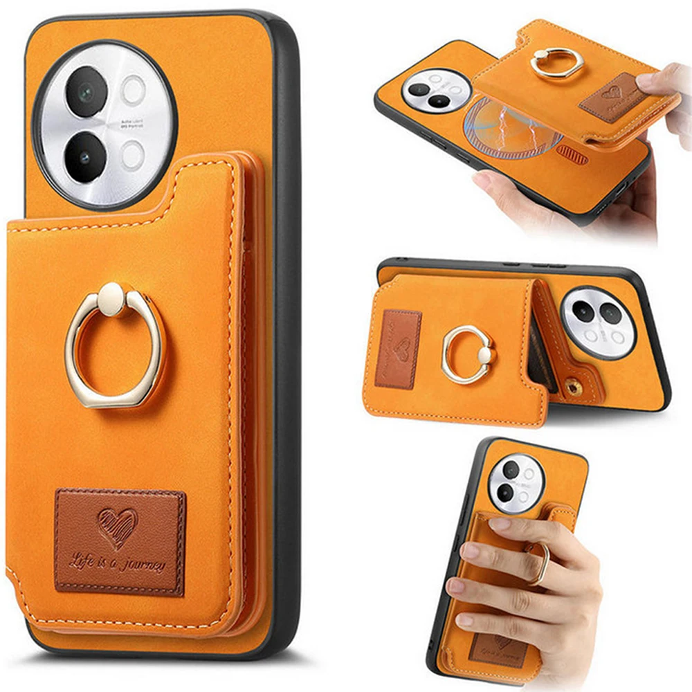 

V30 Lite 5G Luxury Case For Vivo V40 SE 2In1 Detachable Leather Wallet Magnet Back Cover For Vivo V29E V29 V30 Pro V30SE Funda