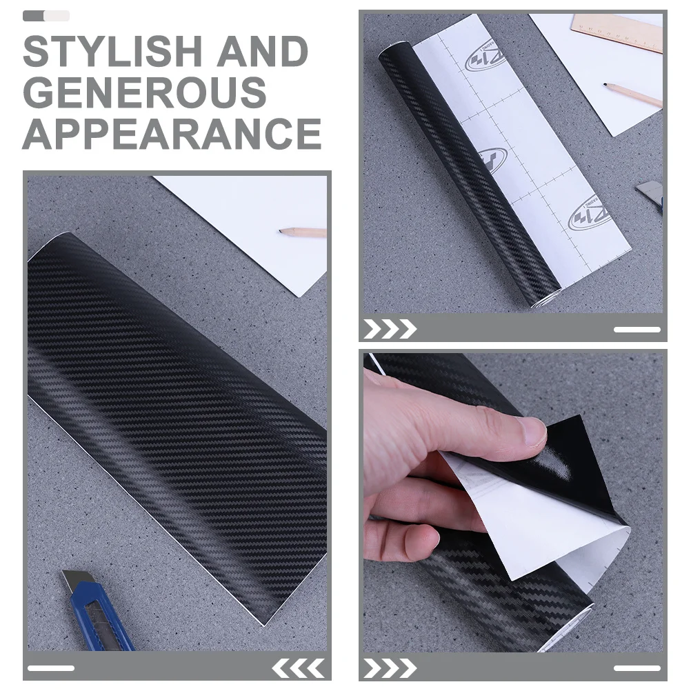 

PVC Carbon Fiber Wrap Film for Car Exterior and Interior Surface Vinyl Wrap Roll Decorative Auto Styling Accessory