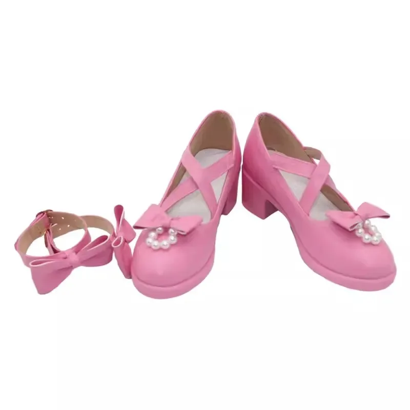 لعبة إيما وودز ليزا بيك أنيمي لعبة الهوية الخامس تأثيري أحذية بستاني الملابس الدعائم دور نمط امرأة الرجال الأحذية