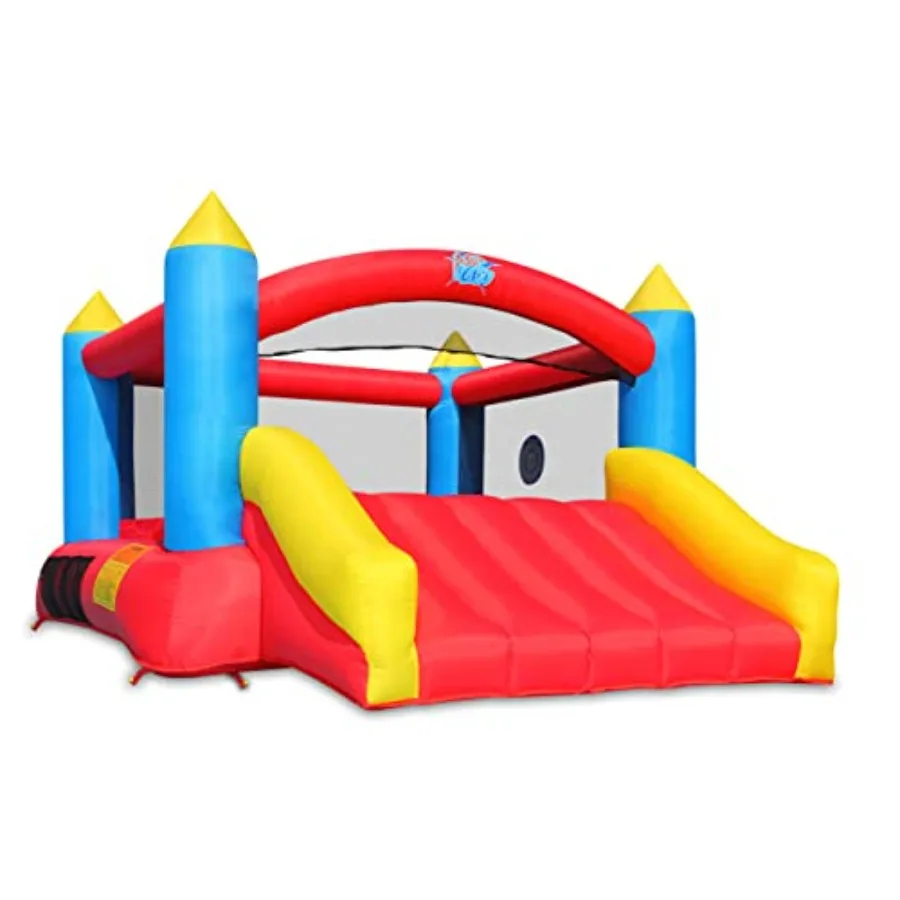 

Bounce House, Inflatable Bouncer Without Air Blower, 450W/0.6HP Blower Needed to Operate, Durable Sewn with Extra Thick Materia