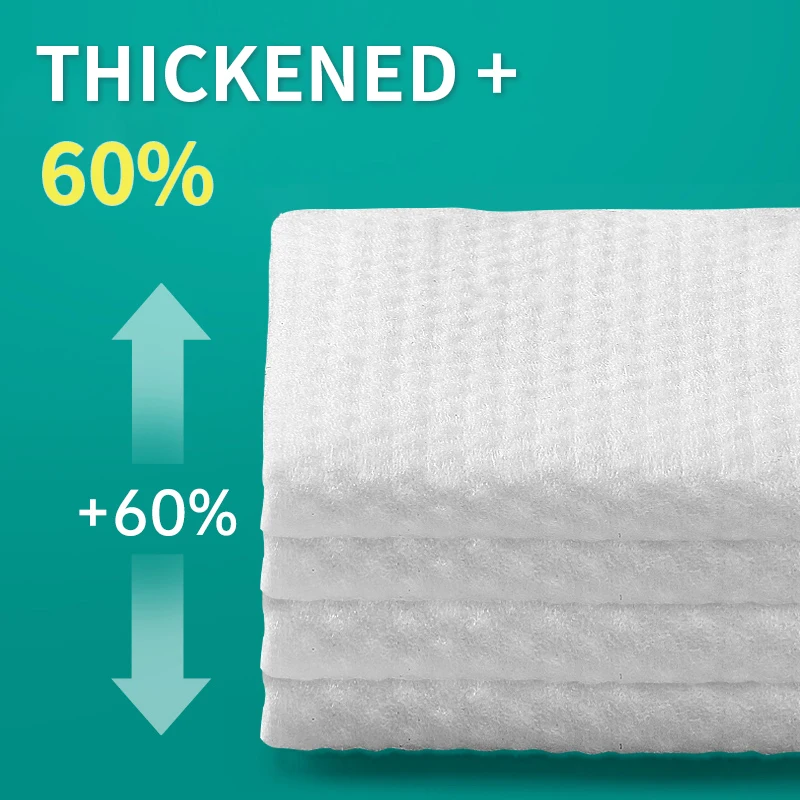 10 Pack 300 Pcs Disposable Facial Tissue 100% Cotton Tissue Soft Thick Dry Wipe Reusable Wet Dry Makeup Non-Woven Facial Tissue
