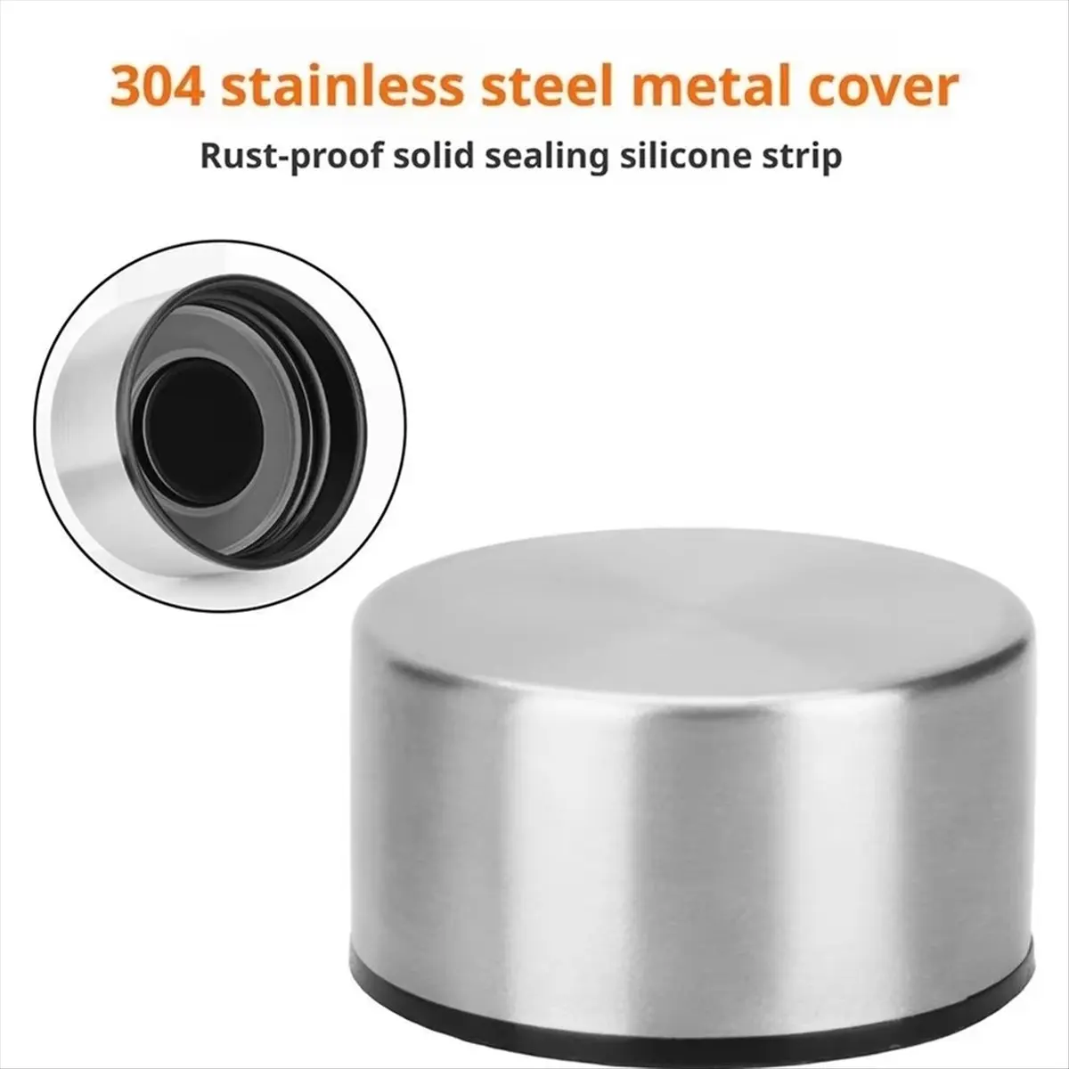 Punctual- Reusable Leak-Proof Cup Lid for Stanley Quencher 40oz Cup High Temp Resistant One Hand Operation Easy Clean White