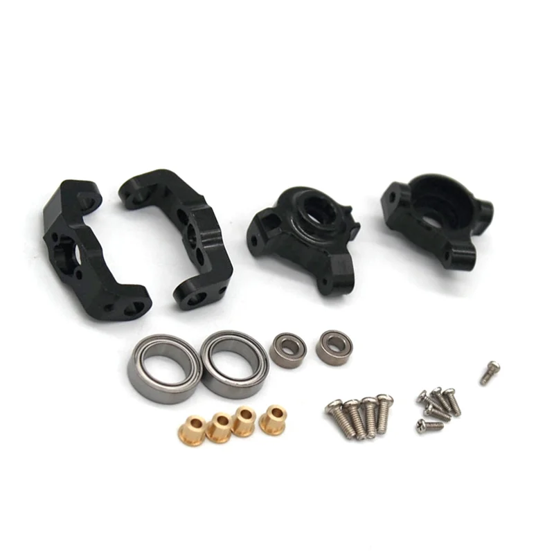 Metal Steering Knuckle and C-Hub Carrier for 1/18 FMS EAZYRC RocHobby FJ Cruiser Patriot Katana RC Car Upgrades Parts,3