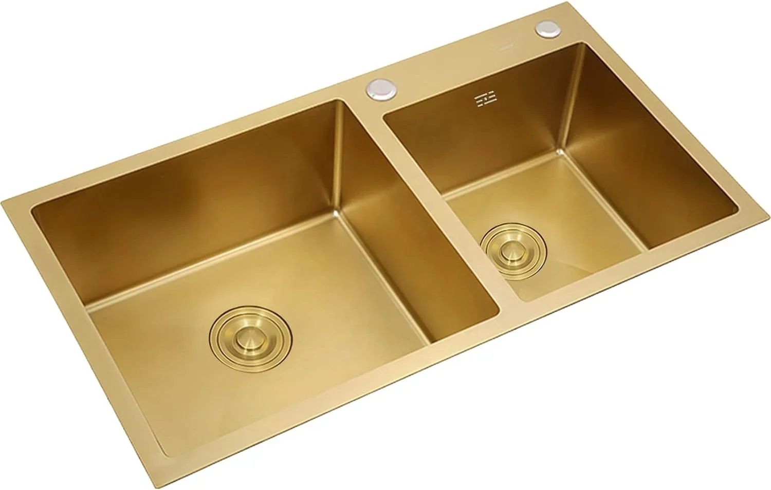 Gold luxury multifunctional brush  304 Handmade Stainless Steel kitchen sinks smart sink kitchen