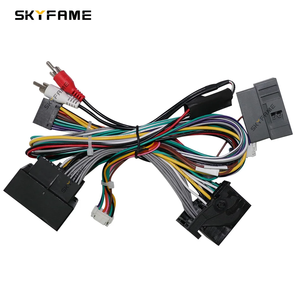 SKYFAME 16Pin Car Wiring Harness Adapter Canbus Box Android Radio Power Cable For Opel Astra H Antara Zafira Corsa D Tigra - Image 5