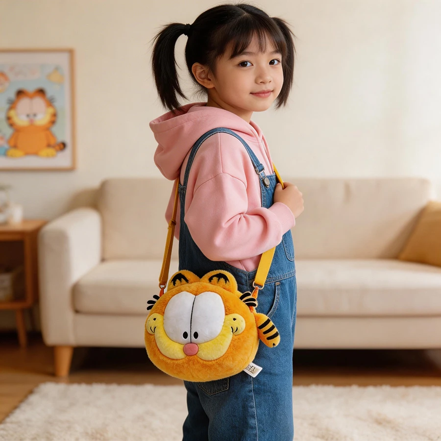 

Оригинальная плюшевая сумка-игрушка Гарфилд, 20 см, мягкая плюшевая кукла-животное, аниме-плюш, подарок для детей на день рождения, праздник