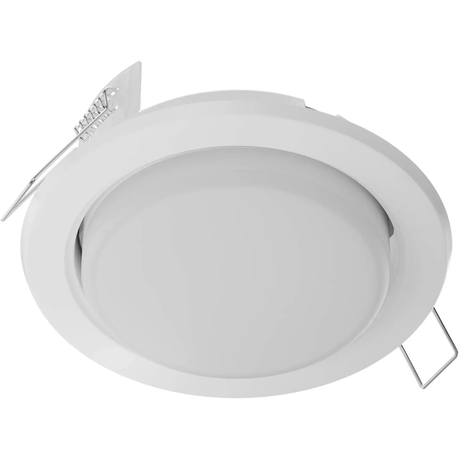 JOYINLED GX53 Recessed Downlight Lamp Holder Socket White Ceiling Fixture Bracket LED Light Source Mounting Frame Heat Resistant