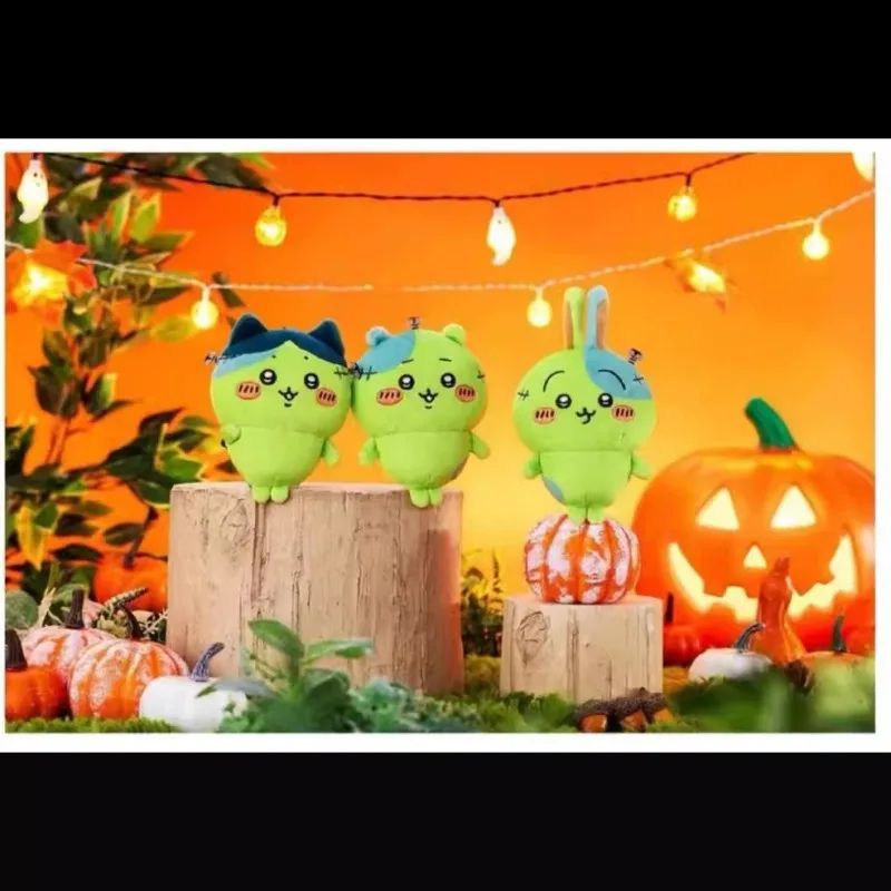 Halloween Chiikawa Usachi carino peluche serie Zombie studente borsa da scuola decorazione ciondolo portachiavi regalo a sorpresa quotidiano per bambini