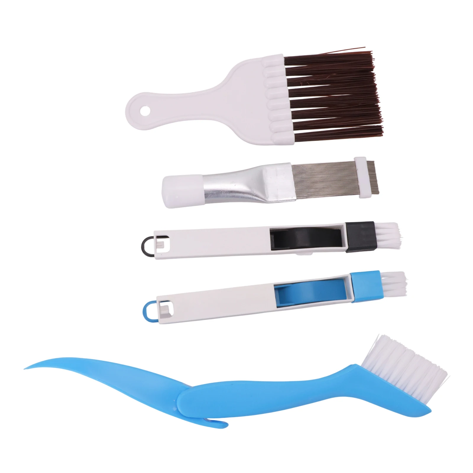 Air Conditioning & Refrigerator For Cleaning Kit 5pcs Including Metal Fin Comb and Practical Brushes for Optimal Performance