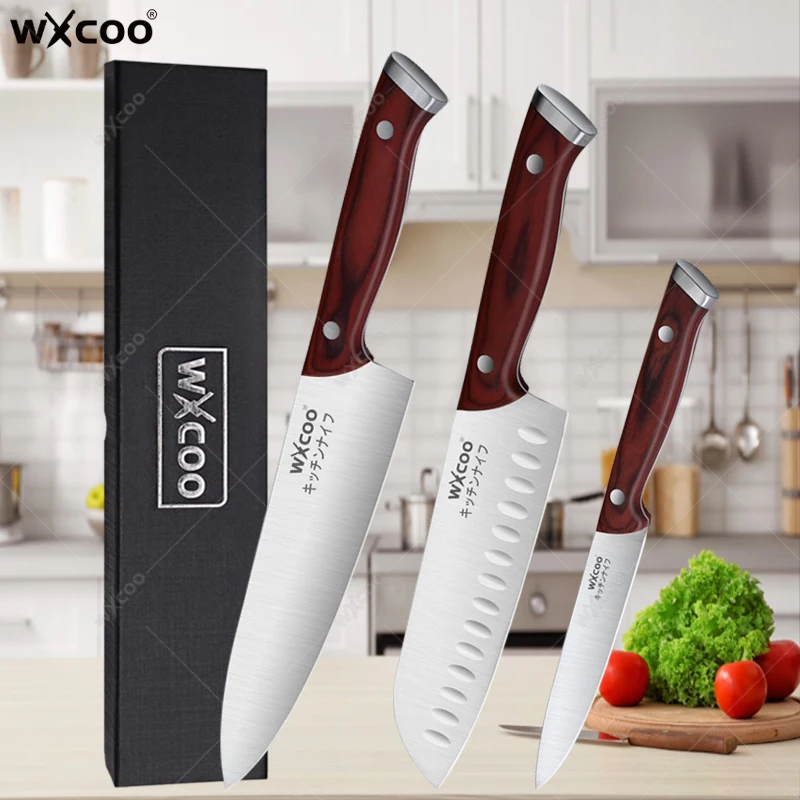 Stainless Steel Japanese Chef Knife Kitchen Cooking Knives Sharp Meat Cleaver Slicing Knife Fish Sashimi Knives Fruit Knife