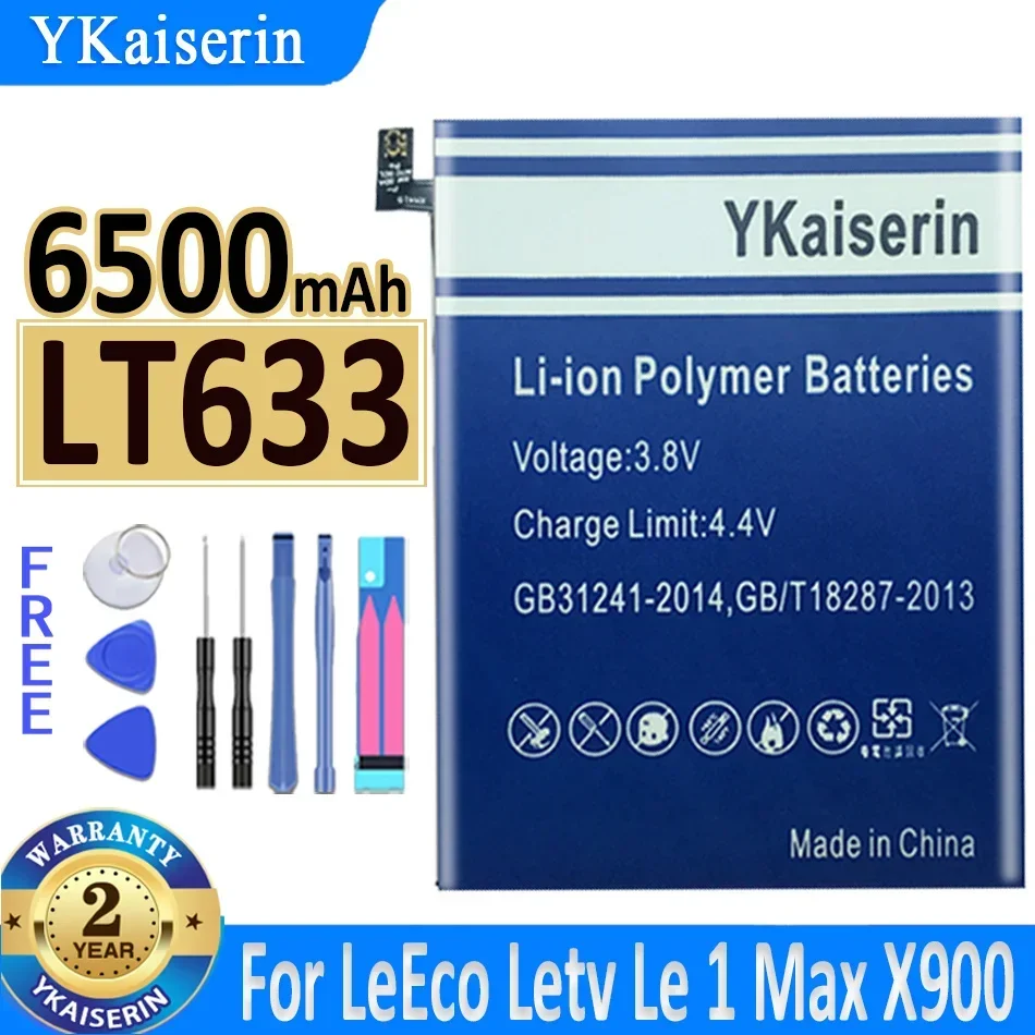 YKaiserin Battery For LeTV Le 1 Max Le1 Max Le 2 Pro Le2 Pro X527 X620 Le Max2 LeMax2 X822 Pro3 Pro 3 AI X650 LeMax Le Max X900