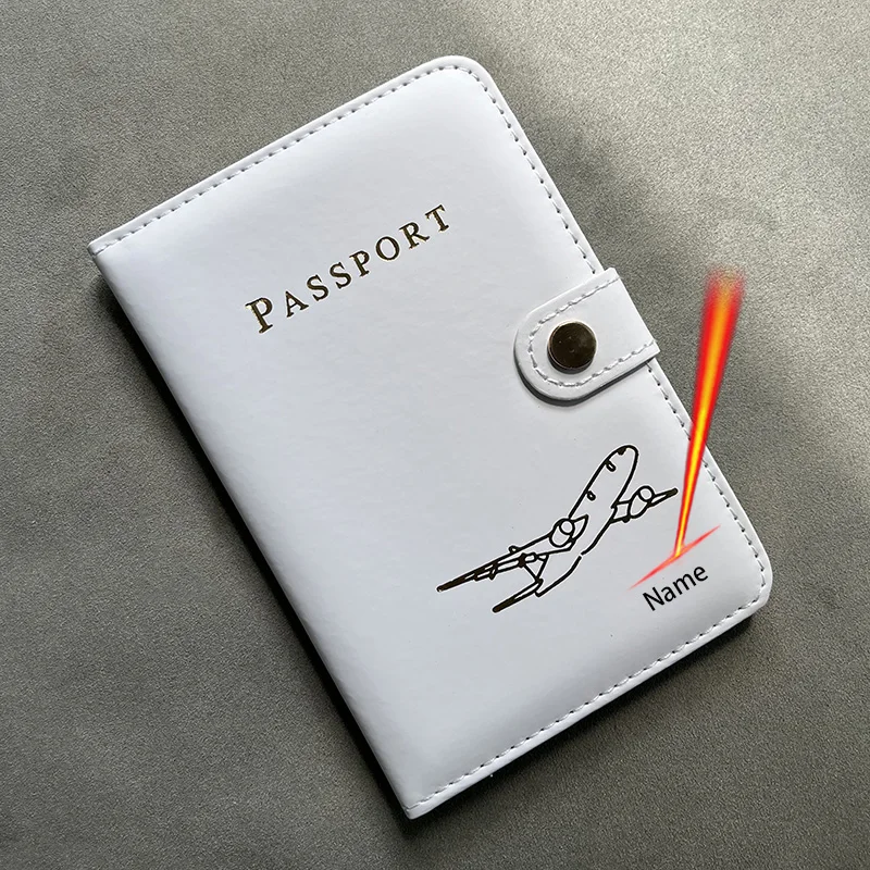 Funda de pasaporte personalizada con nombres, soporte de pasaporte de boda, regalos personalizados