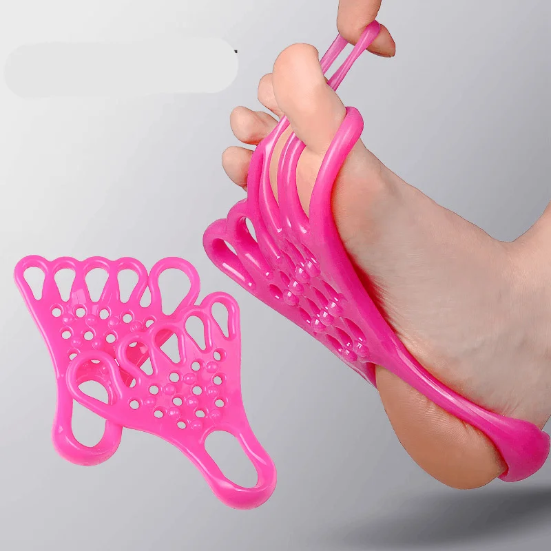

2Pcs=1Pair Toe Separator Stretchers Exerciser Bunion Corrector Fitness Yoga Muscle Relaxation Foot Care Tool Massage Strap