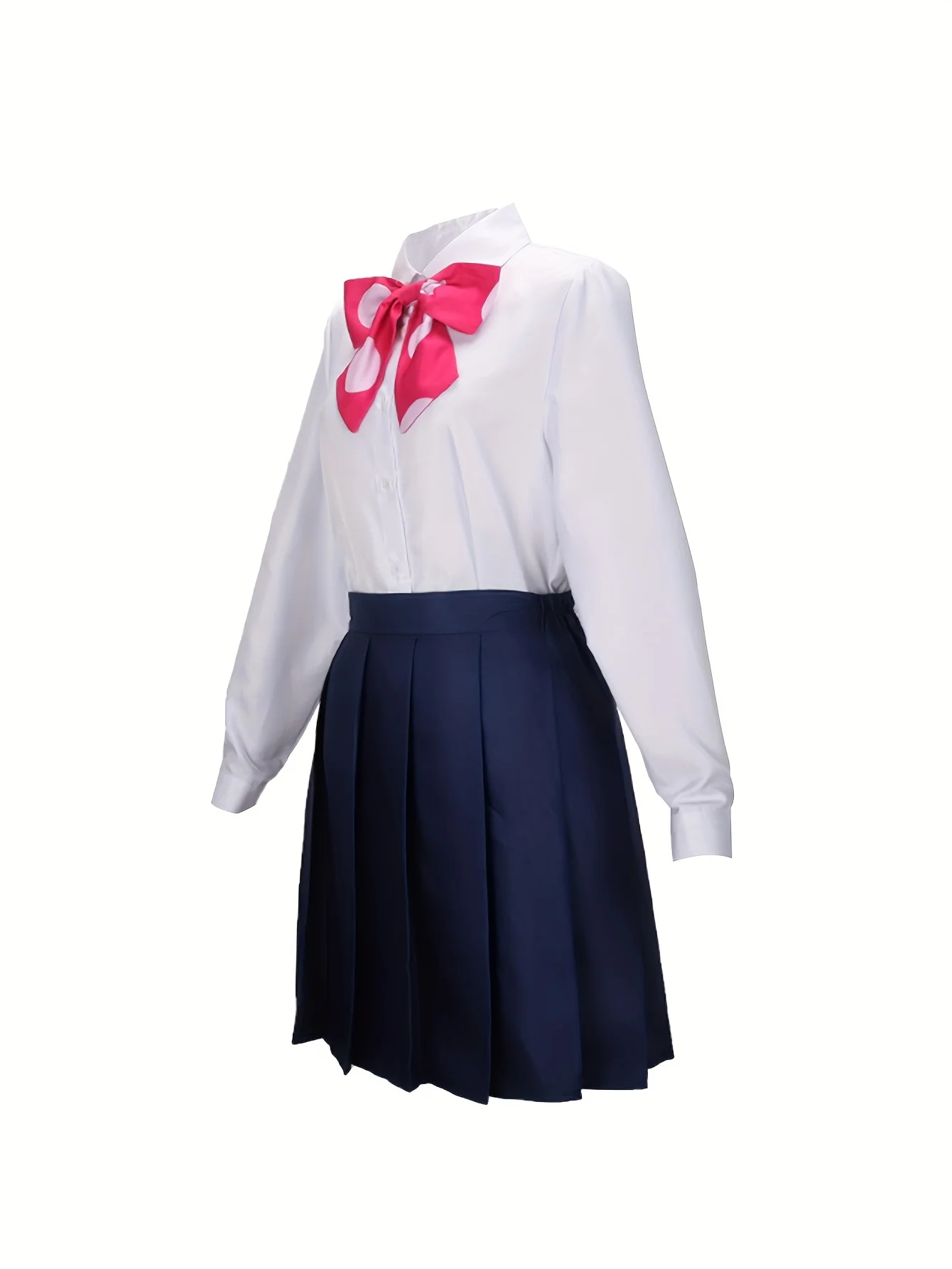 مجموعة أزياء Iichi Hoshina التنكرية باللون الأبيض، زي الرسوم المتحركة التنكري