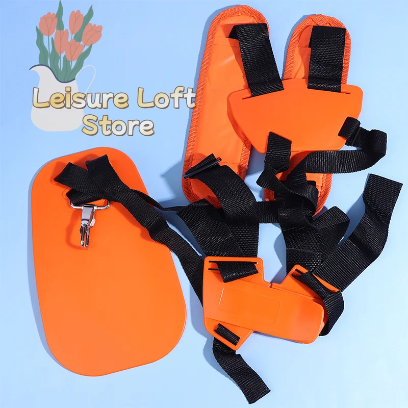 

Dual-Shoulder Brush Cutter Harness - Adjustable Padded Strap for Trimmers & Lawn Mowers, Ergonomic Fatigue-Reduction Design