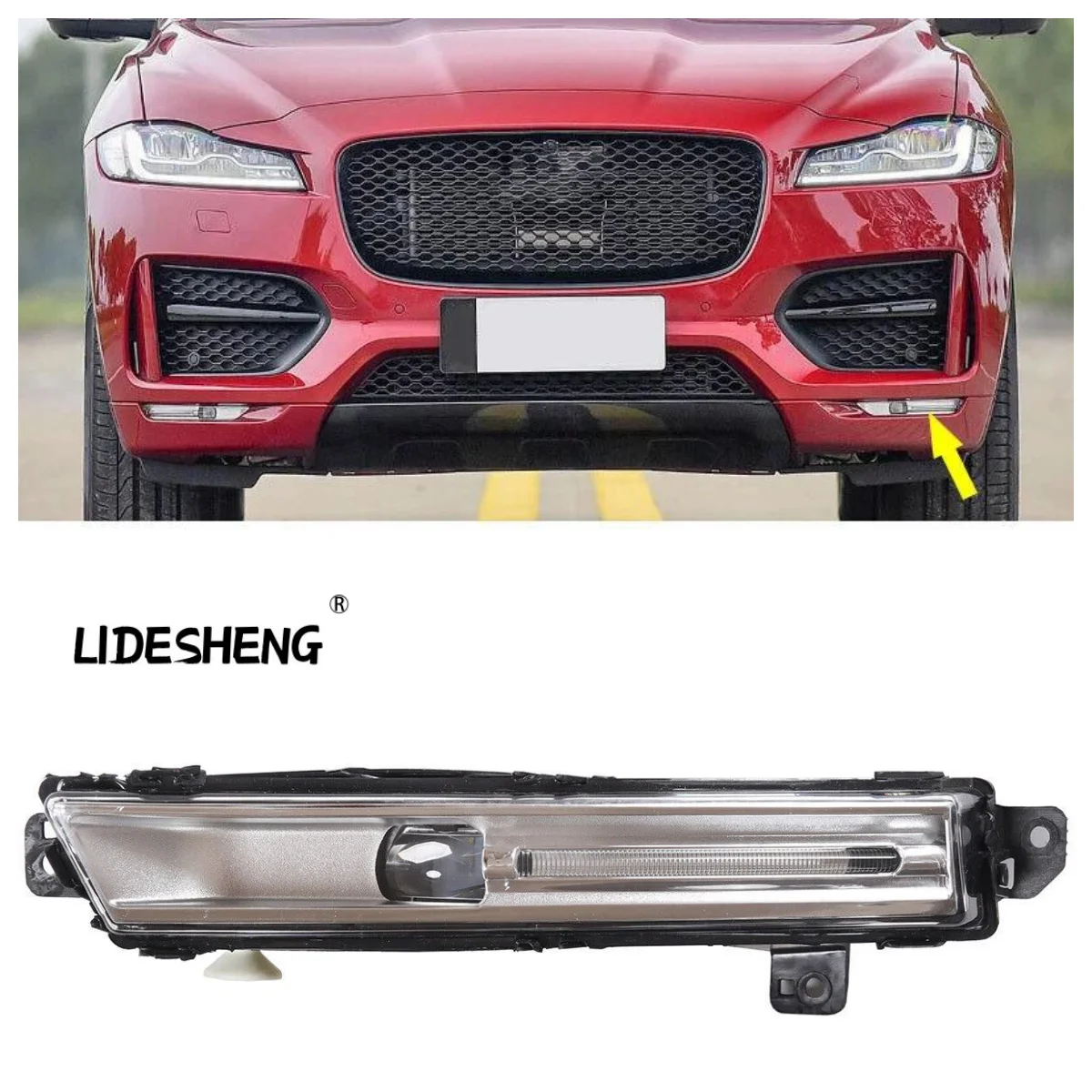

T4A28764 T4A3876 LR099132 LR082056 Left Front LED Daytime Running Light For Jaguar F-Pace E-Pace 2015-2019 DISCOVERY 5 2017 L462