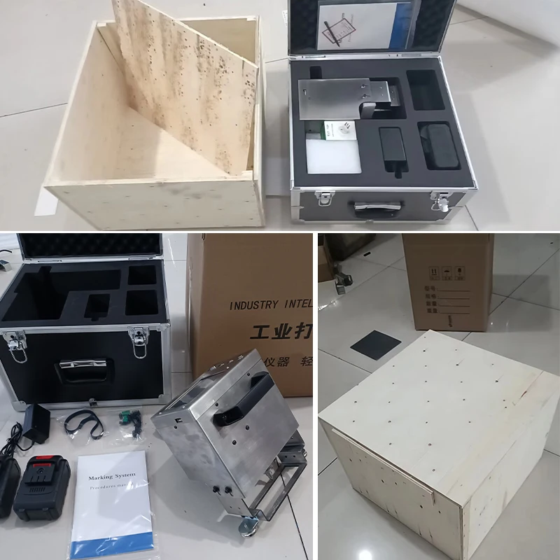 

Portable handheld mini metal steel valid period nameplate electric dot marking machine with battery
