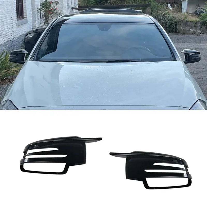 

Superior-For Mercedes Benz A B C E S CLA GLA Class W176 W246 W212 W204 Side Mirror Cover Rear View Mirror Trim Accessories