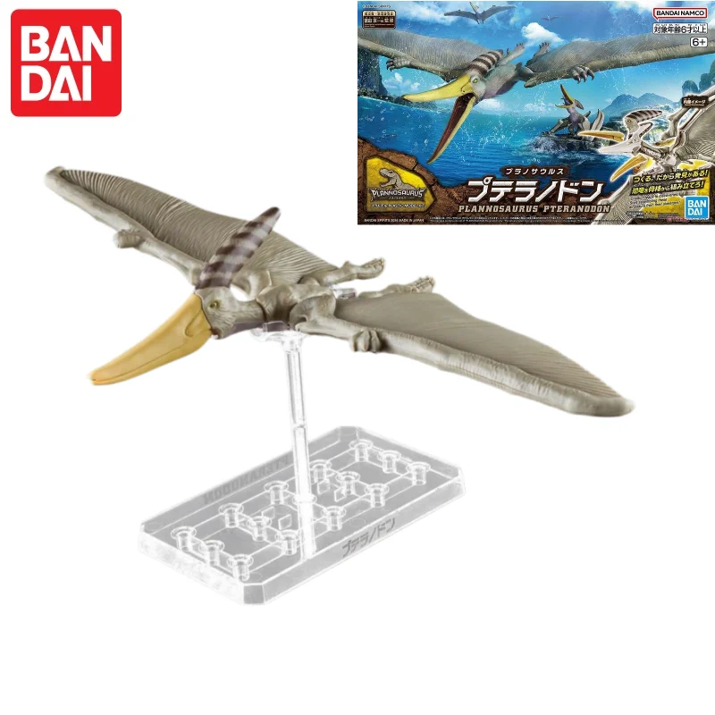 

Bandai Plastic Pteranodon Dinosaur with Skeleton Fossil Assembly Model Educational Toy Model Toys Garage Statue Ornaments