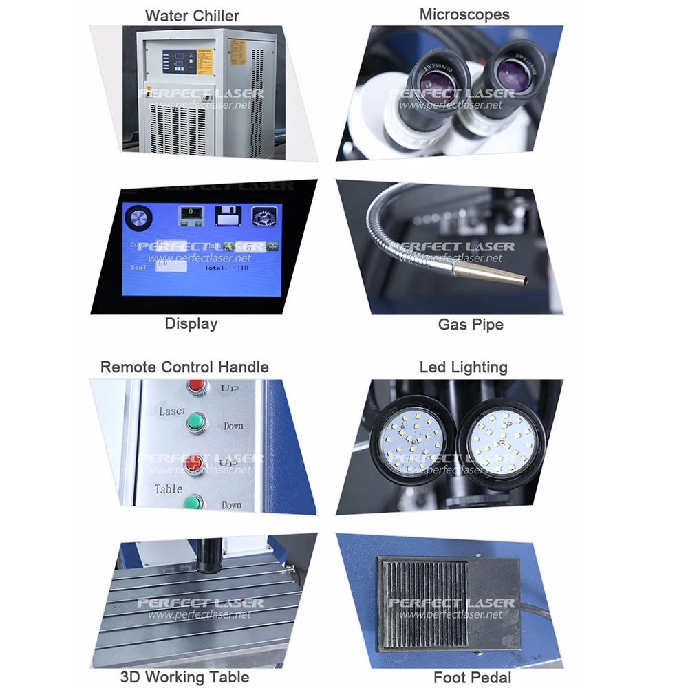 Laser Welding Spot Soldering Machine For Mould Repair Fix 0.1-3.0mm Focal Spot Automatic Stainless Steel Mould Welder Solder